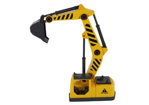 Pojazdy Budowlane Dźwięk Światła 1:12 DIY Betoniarka Dźwig Koparka LEAN Toys