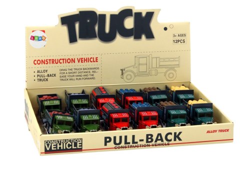 Autko Dostawcze Aluminiowe Otwierane Drzwi Światła Dźwięki LEAN Toys