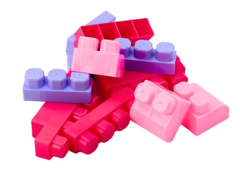 Klocki W Wiaderku Edukacyjne Duże Budowlane Zestaw Kolorowe 160 ele. LEAN Toys