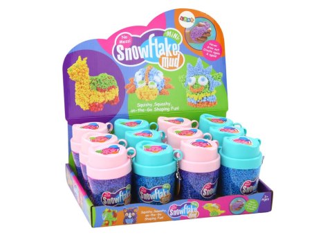 Squishy Kulki Styropianowe Masa w Kubeczku Niebieski LEAN TOYS