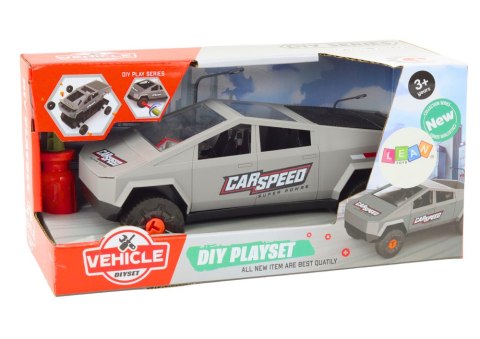 Nowoczesne Auto Do Rozkręcania DIY Śrubokręt Szare LEAN Toys