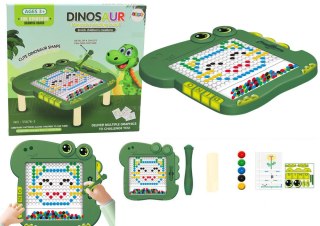Tablica Magnetyczna Edukacyjna Dinozaur Pad Układanka Zielona LEAN Toys