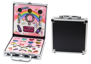 Zestaw Piękności W Walizce Cienie Brokaty Lakiery Czarna LEAN Toys