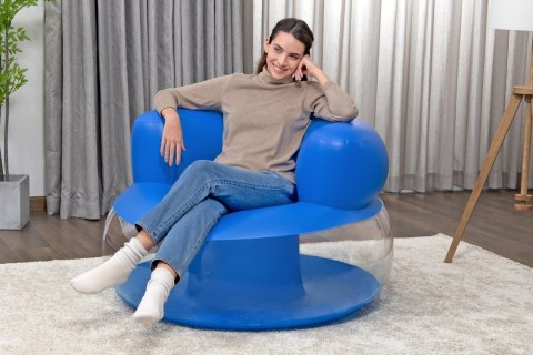 Dmuchany Fotel Niebieski112 x 112 x 70 cm Bestway 75138 Bestway