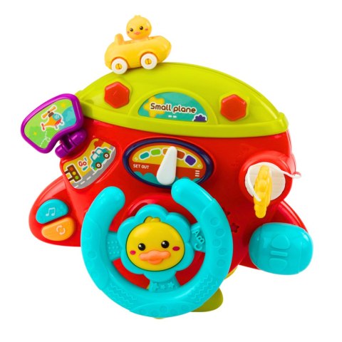 Interaktywny Samolot Tablica Kokpit Wielofukncyjna Mały Pilot Dźwięki LEAN Toys