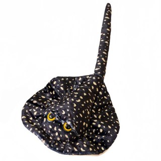 Maskotka Pluszowa Płaszczka Przytulanka Czarna W Kropki 50cm LEAN Toys