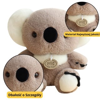 Maskotka Pluszowa Przytulanka Miś Koala Szary 23cm LEAN Toys
