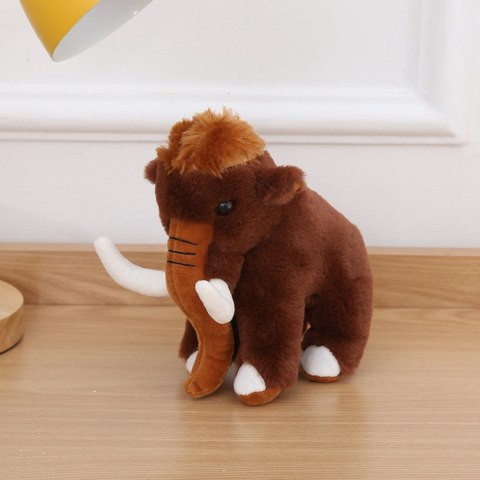 Pluszowa Maskotka Przytulanka Mamut Brązowy 20cm LEAN Toys