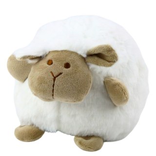 Pluszowa Owieczka Usypiająca Przytulanka Światło Dźwięk Biała LEAN Toys