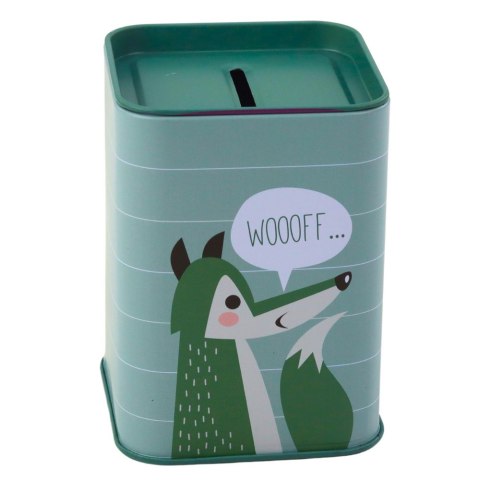 Skarbonka Zwierzątko Metalowa Nauka Oszczędzania 11x8cm LEAN TOYS