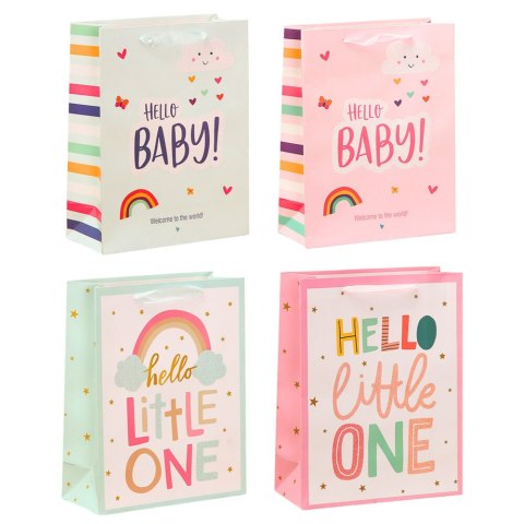 Torba Prezentowa Dla Dziecka Hello Baby Little One 36 x 12 x 10cm LEAN