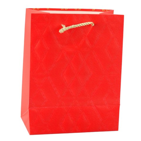 Torba Prezentowa Papierowa Elegancka Złote Wzory 23 x 18 x 10,5 cm LEAN