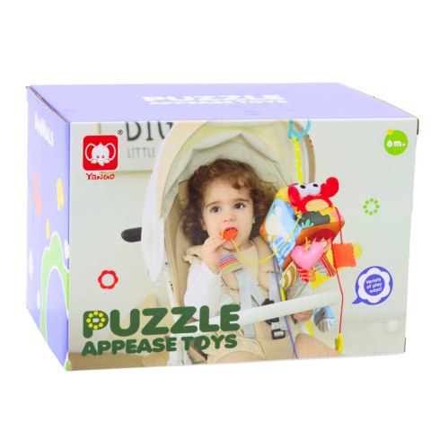 Zabawka Sensoryczna Zawieszka Do Łóżeczka Krab 9w1 LEAN Toys