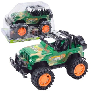 Duży Samochód Terenowy Militarny Off-Road Zielony 25cm LEAN Toys