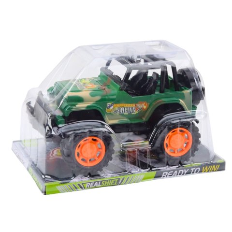 Duży Samochód Terenowy Militarny Off-Road Zielony 25cm LEAN Toys