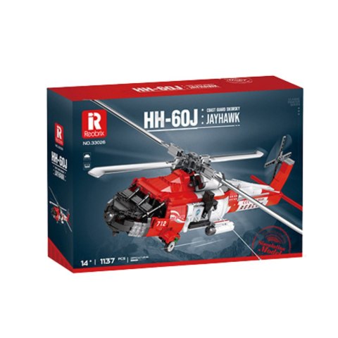Klocki Konstrukcyjne Helikopter Ratunkowy HH-60J Jayhawk 1137el LEAN Toys