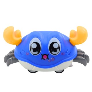 Krab Interaktywny Z Napędem Naciągiem Jeżdżący Kolorowe LEAN Toys