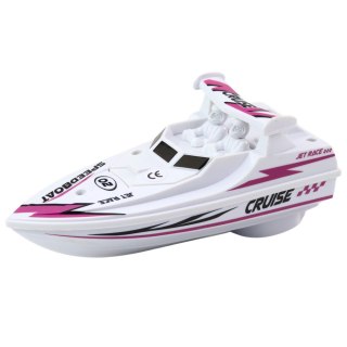 Łódź Motorówka Na Baterie Biała Pływająca Wodna LEAN Toys