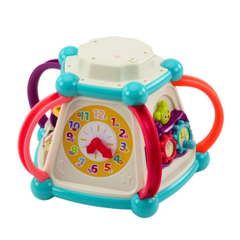 Multifunkcyjna Kostka Edukacyjna Sorter 7w1 Światła Dźwięki LEAN Toys