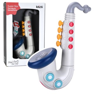 Saksofon Muzyczny Dla Malucha Instrument Interaktywny LEAN Toys