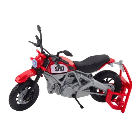 Samochód Pickup Z Motorem Światła Dźwięki Szary 1:12 LEAN Toys