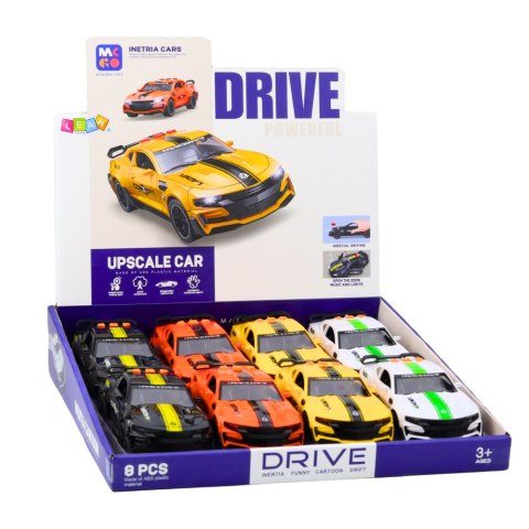 Samochód Sportowy Lazer Otwierane Drzwi Napęd Światła Dźwięki Mix LEAN Toys