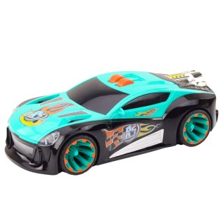 Samochód Wyścigowy Z Rakietą Jazda Na Tylnych Kołach Światła Dźwięki LEAN Toys