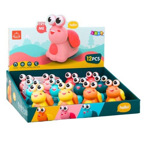 Ślimak Jeżdżący Z Napędem Aktywacja Ruchem Dla Malucha LEAN TOYS