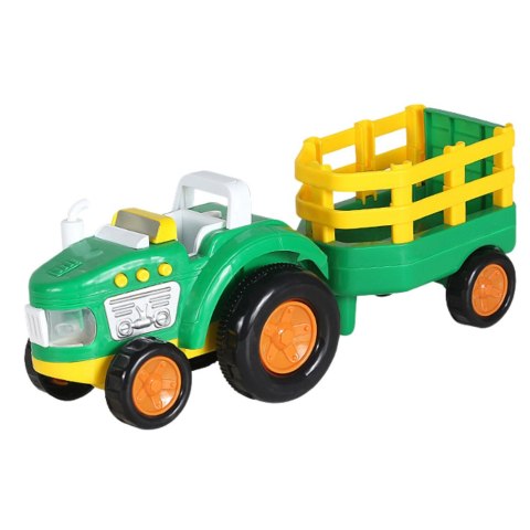 Traktor Farmerski Dla Malucha Traktor Zwierzęta Farmer Światła Dźwięki LEAN Toys