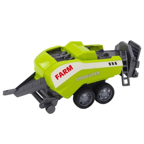 Zestaw Traktor Z Ładowaczem i Prasą Rolniczą Czerwony LEAN Toys