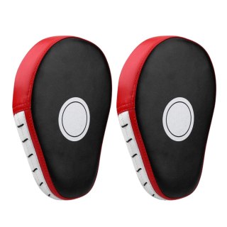 Tarcza Treningowa Rękawica Pad Kick Boxing Łapa Trenera Czerwona LEAN