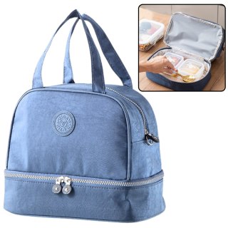 Torba Termiczna Izolacyjna Śniadaniowa Pas z Regulacją Niebieska 27cm LEAN