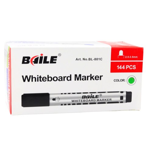 Zestaw Markery Do Tablicy Suchościeralnej Zielone 12szt LEAN