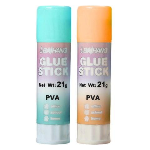 Klej W Sztyfcie Szkolny Biurowy Pastelowy 21g LEAN