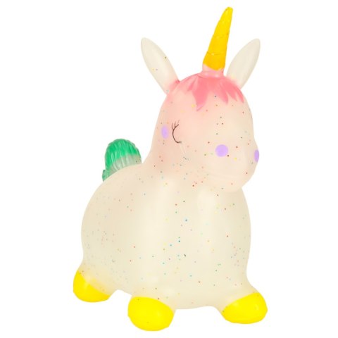 Skoczek dla dzieci do skakania z pompką gumowy jednorożec Kik Sp. z o. o. Sp. k.