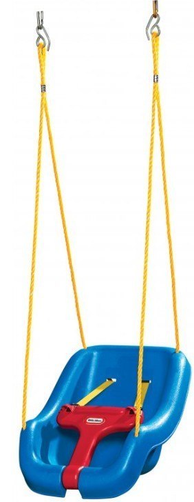 Huśtawka głęboka 2w1 niebieska Little Tikes