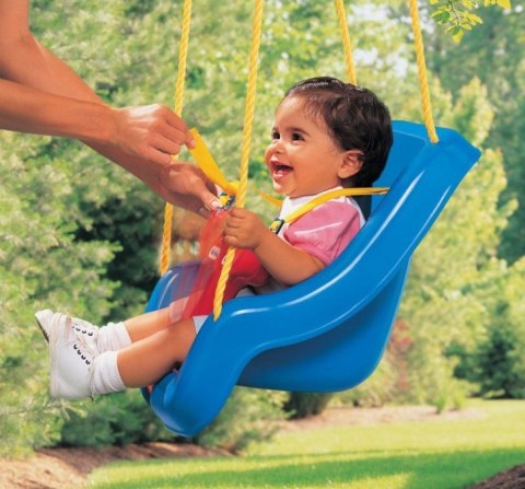 Huśtawka głęboka 2w1 niebieska Little Tikes