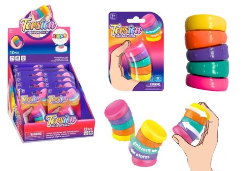 Zabawka Sensoryczna Antystresowe Rotujące Kółka LEAN Toys