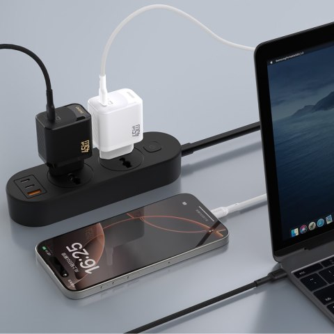 Ładowarka sieciowa A28 GaN USB-C 45W - czarna DUDAO