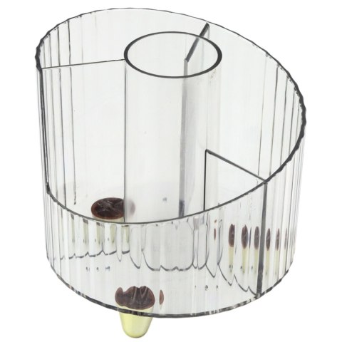 Organizer Na Przybory Szkolne Biurowe Transparentny Biały LEAN