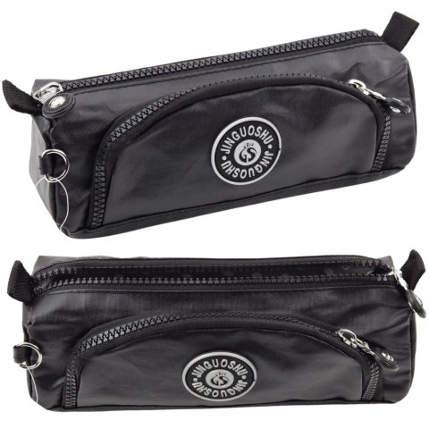 Piórnik Szkolny Funkcjonalny Dwie Kieszenie Zawieszka Mix LEAN