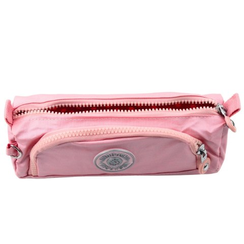 Piórnik Szkolny Funkcjonalny Dwie Kieszenie Zawieszka Mix LEAN