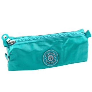 Piórnik Szkolny Organizer Jednokomorowy Zielony 21,5cm LEAN