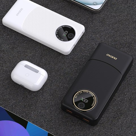 Powerbank K12 10000mAh USB-A USB-C PD22.5W - biały DUDAO