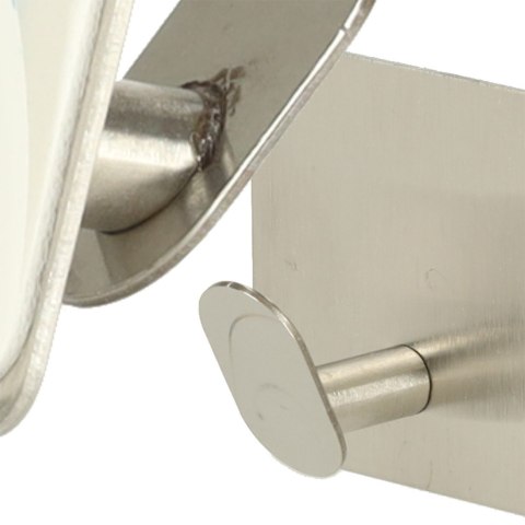 Wieszaki ścienne łazienkowe samoprzylepne srebrne zestaw 4 sztuki POWYSTAWOWE Kik Sp. z o. o. Sp. k.