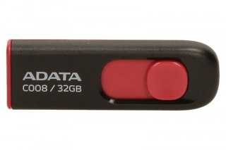 Pendrive DashDrive Classic C008 32GB USB2.0 czarno-czerwone Adata
