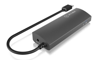 IB-HUB1406-C 3-portowy HUB i LAN IcyBox