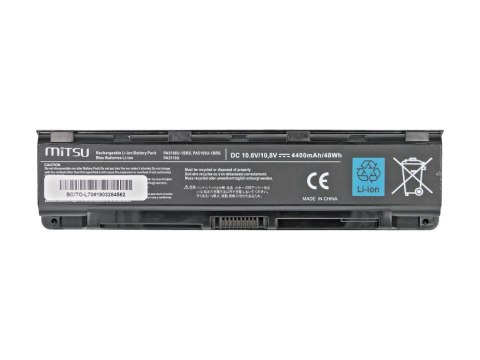 Bateria do Toshiba C50, C55, C70, L70 4400 mAh (48 Wh) 10.8 - 11.1 Volt Mitsu