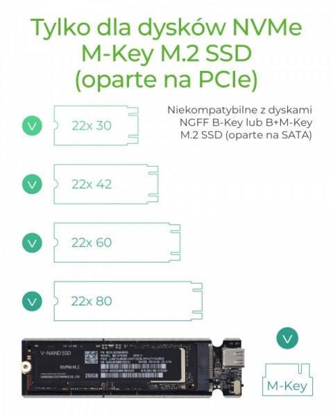 Obudowa IB-1817M-C31 M.2 NVMe SSD IcyBox