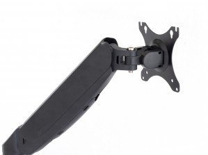 Uchwyt biurkowy gazowy do 1 monitora LED/LCD 10-32" L-17GD 9kg 2x USB 3.0 ART